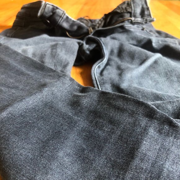 PAIGE Dark Blue/Charcoal Colored Denim Jeans - Picture 5 of 5